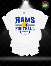 Rams Football Sublimation Shirt Transfer (10-11 inches in width)